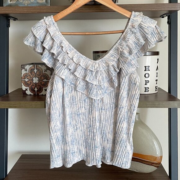 EXPRESS Tiered Sleeveless Top, Size Small Y2K Style - Picture 4 of 6